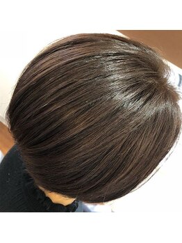 クレスト(Crest)の写真/髪に優しい薬剤を使用し、ダメージレスでしっかり染まる！髪の状態に合わせた施術で艶めく仕上がりに☆