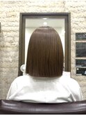 切りっぱなしボブ