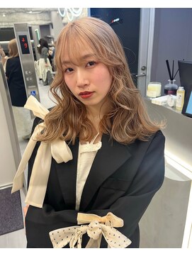 ロテ 名古屋 名駅店(Lote.) イメチェン/ホワイトブロンド/外ハネボブ/美髪/名駅