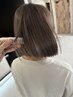 【忙しい貴女に】酸性ストレート+カット+美髪カラー+補修TR￥26,400