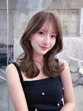 フィヴェント(Fivent) 美髪韓国レイヤーイメチェン夏ハイライトカラーくびれヘア