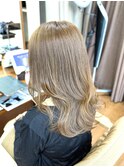 ミルクティーベージュ×ブリーチなし