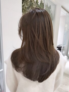 ムード(MOOD,) 暗めカラー/グランマッシュ[レイヤーカット/髪質改善/銀座]