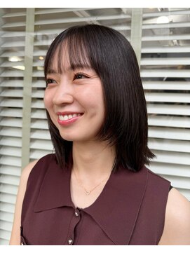 ロライマ 中目黒(roraima) ミディアムボブ/レイヤー/顔まわり/前髪/透け感