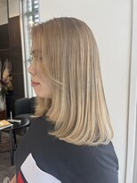 ドロップ レイヤーカット × ブランドヘア