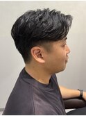 センターパート/ニュアンスパーマ/ピンパーマ/メンズパーマ