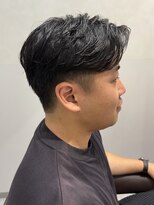 コウキカミヤ 栄(KOUKI KAMIYA)&nbsp;センターパート/ニュアンスパーマ/ピンパーマ/メンズパーマ