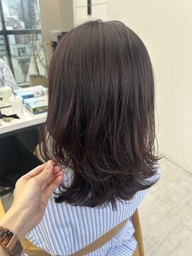 ビューナゴヤ 名駅(VIEW NAGOYA) レイヤーカット/くびれヘア/前髪カット/ラベンダーブラウン