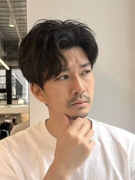 アビーファイブ(ABBEY 5) アップバングニュアンスパーマメンズパーマメンズパーマmen's