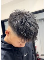 ルースト 京都駅前店(ROOST)&nbsp;ピンパーマ/MEN’SHAIR/波巻ツイストスパイラル/眉毛/京都駅