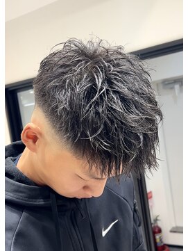 ルースト 京都駅前店(ROOST) ピンパーマ/MEN’SHAIR/波巻ツイストスパイラル/眉毛/京都駅