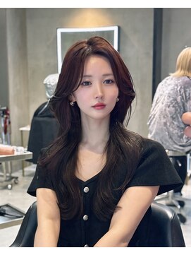 シェノン バイ アランスミシー 表参道(CHAINON by Alan smithee) 表参道/クラゲヘアー/オリーブグレー/小顔/ココアベージュ/渋谷