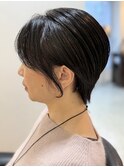 50代大人ショートボブ