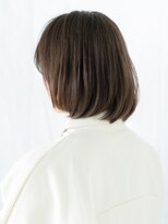 ドクターズ サロン ラブ(Dr's Salon LAB)&nbsp;オリーブブラウン丸みボブ韓国ウェットヘアk古河20代30代40代