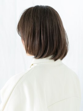 ドクターズ サロン ラブ(Dr's Salon LAB) オリーブブラウン丸みボブ韓国ウェットヘアk古河20代30代40代