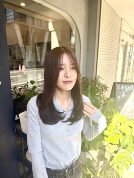 ドッグスター(dog star) 大人レイヤー透明感オリーブブラウン[登戸/向ヶ丘遊園]