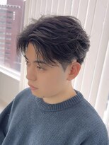 リヴ オオサカ(LIV OSAKA) フェザーショートフェザーパーマセンターパートニュアンスパーマ
