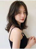 大人可愛いミディアム20代30代◎前髪ありくびれレイヤー南越谷