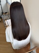 ヘアーデザインプレクト(Hair Design PRECT) 酸性ストレート×チョコレートブラウン