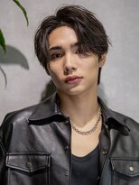 CITY men's メンズサロン/ニュアンスパーマ/フェザーパーマ/ダウンパーマ&nbsp;メンズ刈り上げフェザーパーマツーブロックセンターパート