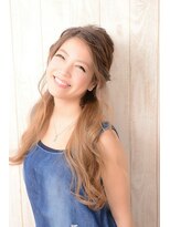 ラボヌールヘアー シェリ 久喜店(La Bonheur hair cheri) 【La Bonheru】ハーフアレンジ