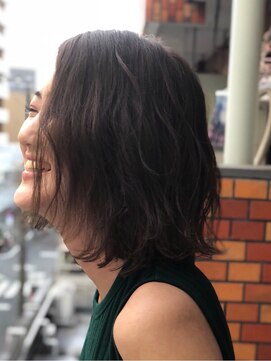 ヘア ライフ ワイレア(HAIR LIFE Wailea) 外ハネ波ウェーブボブ