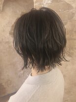 マギーヘア(magiy hair)&nbsp;[meyou] ラフボブ　ダークアッシュグレージュ