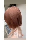 【ブリーチ必須】ハイトーンピンクベージュ  担当 秋吉