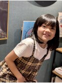 美髪美人♪キッズミディアムボブ