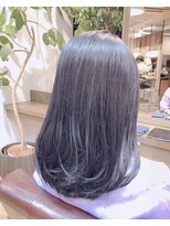 エル(LE)&nbsp;ディープネイビーラベンダー　ココアブラウン