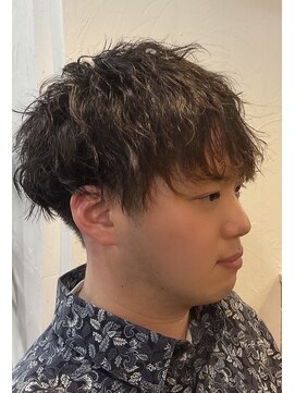 クラン(CLAN) ツイストスパイラルパーマメンズマッシュメソフトツーブロック