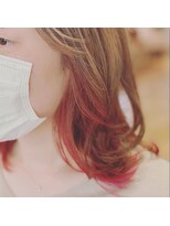 ヘアルーム ドア(Hair room DOOR)&nbsp;【 DOOR 】インナーカラー×アクリルピンク