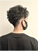 メンズツーブロックパーマスタイル