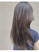 ミント(mint.)&nbsp;ブルーグレージュ！ゆるふわロング！十条！