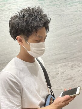 ヨシザワインク プレミアム 横浜 桜木町店(YOSHIZAWA Inc. PREMIUM) マスクに合うアップバングツイストスパイラルパーマ