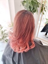 ヘアプロデュース ワイ(hairproduce y) 注文殺到のピンクカラー