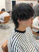 エルマーク 心斎橋(L-MARK)&nbsp;マッシュウルフメンズパーマスパイラルパーマツイスパ波巻き