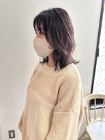 ヨーク(YOKE)&nbsp;YOKE 大人ボブ結べるボブレイヤーボブラベンダーグレージュ