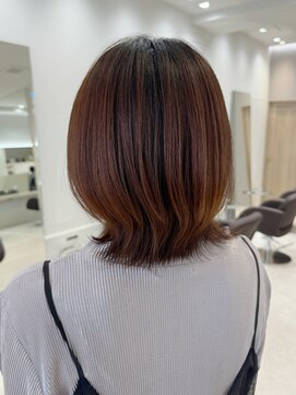 シュク 高円寺(SYUK) 加藤【高円寺】ミディアム/レイヤー/くびれヘア/ひし形/小顔