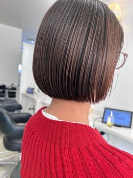 ビビグランジュテ(BiBi) 高知 南国市 BiBi glandjete ハイライト  切りっぱなし ボブ