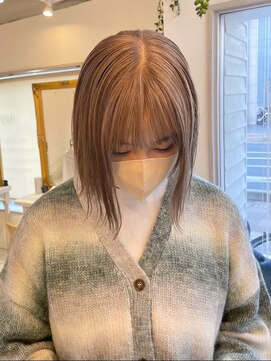 コレット 大宮(collet) ヘイリーボブ　ミルクティーベージュ