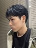 【人気No.1】メンズカット＋フェザーパーマ＋TR  ￥13000→￥12000　＃眉毛