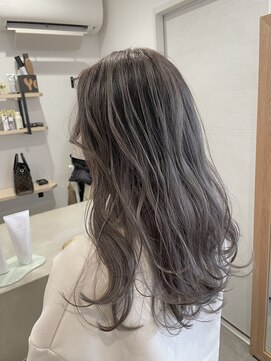 ハイク(HYKE) ゆるふわミルクティーベージュ系バレイヤージュ