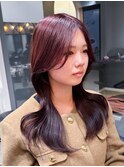 イメチェン外ハネボブ美髪ワイドバング顔周りレイヤーボブ/大宮