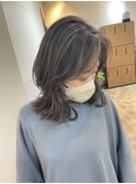 グレージュハイライト×くびレイヤー
