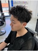 【Lond LOGAN亀井】ピンパーマで作るスパイキーショート