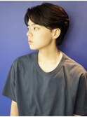 10代20代メンズセンターパート韓国風毛流れ