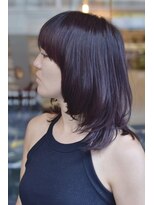 イーズ 鎌倉(e's)&nbsp;《e's イーズ鎌倉》抜け感ミディアムレイヤー/カシスブラウン