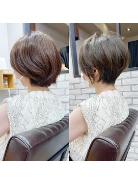 バンプ ギンザ(BUMP GINZA) 30代40代50代ショート白髪ぼかし銀座丸みくびれ井