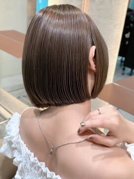 シー バイ ロンド 新宿(Sea by Lond) ココアベージュ×レイヤー[小顔/黒髪/オリーブグレー]